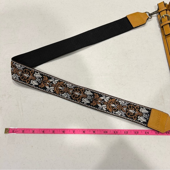 Jen & Co Vegan Leather Conceal Carry Shoulder Bag In Mustard(minor flaws)see pic - Picture 12 of 13